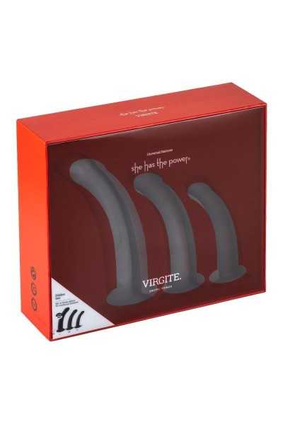 Set 3 dildo varie misure nero