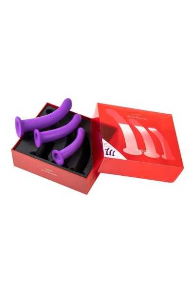 Set 3 dildo varie misure viola