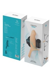 Imbracatura vibrante con dildo cavo H4 taglia L