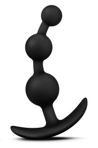 Dildo anale a palline Luxe Beme 3 nero