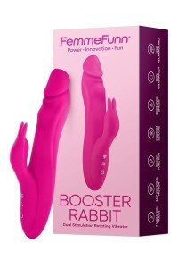 Vibratore rotante Booster Rabbit rosa