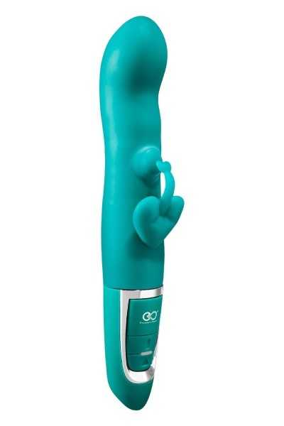 Vibratore rabbit Quickshot turchese