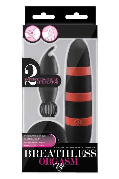 Stimolatore con testine intercambiabili Breathless Orgasm Kit