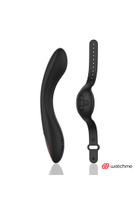 Vibratore punto G con telecomando watchme nero Curve