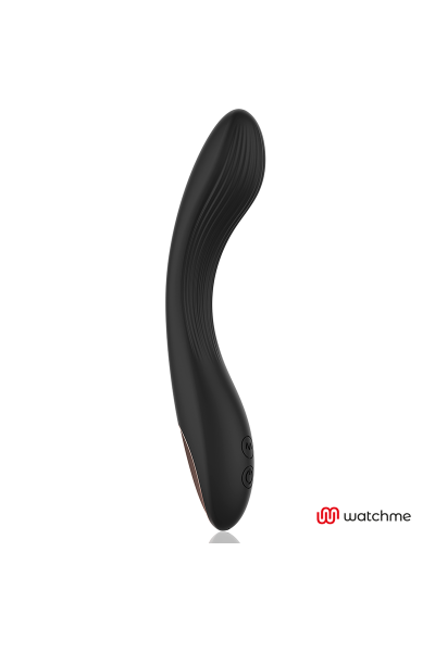 Vibratore punto G con telecomando watchme nero Curve