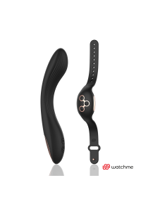 Vibratore punto G con telecomando watchme nero e oro Curve