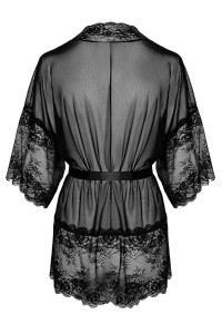 Vestaglia in pizzo nero Midnight Kiss 245