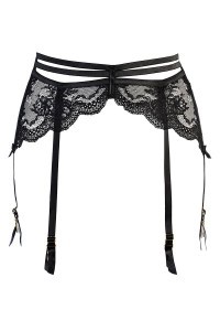 Cintura reggicalze in tulle e pizzo