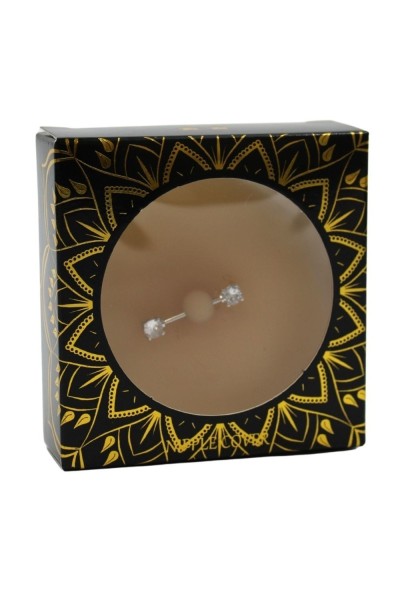 Copricapezzoli piercing a barra con diamanti finti