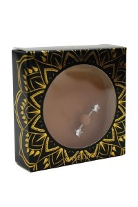Copricapezzoli piercing a barra con diamanti finti