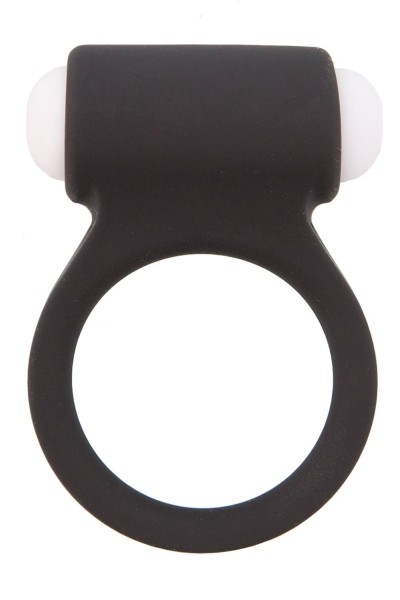 Anello vibrante in silicone nero