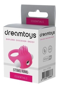 Anello vibrante Stimu Ring Essential rosa