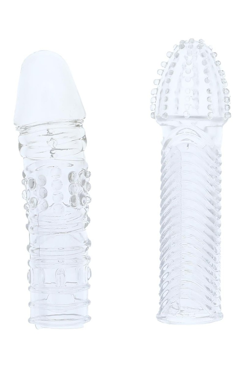 Set 2 guaina falliche trasparenti Menzstuff Set 2 guaina falliche trasparenti Menzstuff
