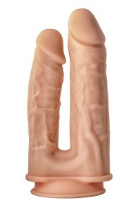 Dildo doppio termoreattivo Real Love natural