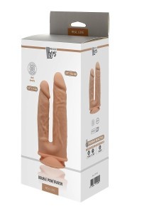 Dildo doppio termoreattivo Real Love natural