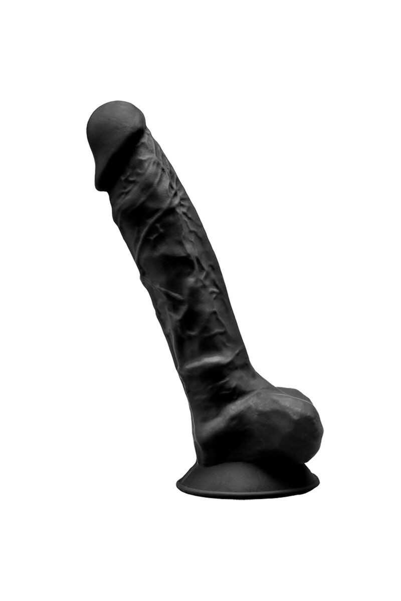 Dildo realistico termoreattivo 23 cm mod.1 nero