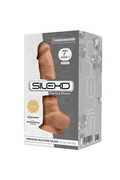 Dildo realistico termoreattivo 17,5 cm mod.1 caramel