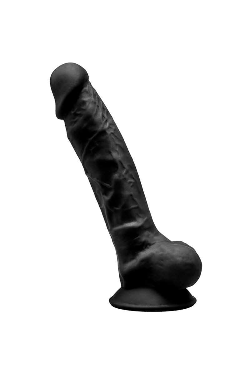 Dildo realistico termoreattivo 17,5 cm mod.1 nero