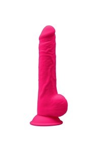 Dildo realistico termoreattivo 24 cm mod.1 fucsia