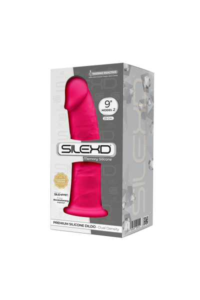 Dildo realistico termoreattivo 23 cm mod.2 fucsia