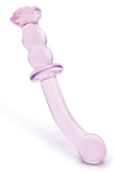 Dildo in vetro Rosebud G-Spot Dildo