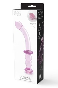 Dildo in vetro Rosebud G-Spot Dildo