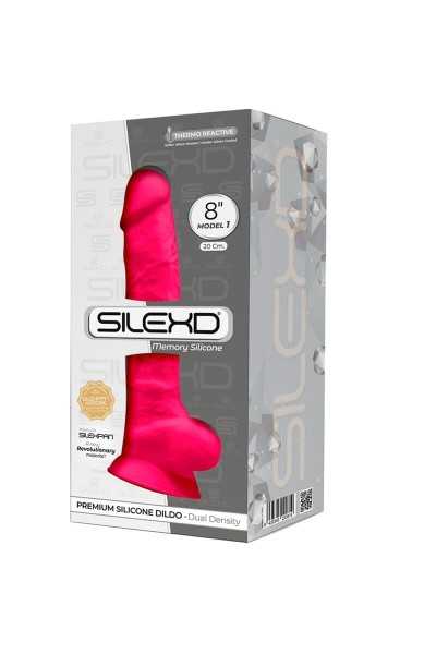 Dildo realistico termoreattivo 20 cm mod.1 fucsia