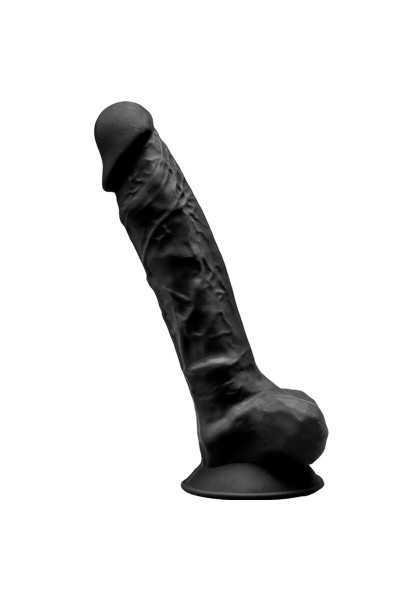 Dildo realistico termoreattivo 20 cm mod.1 nero