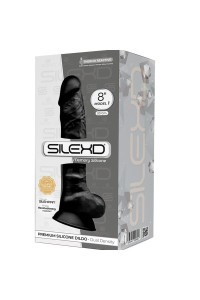 Dildo realistico termoreattivo 20 cm mod.1 nero