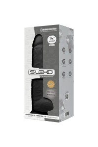 Dildo realistico termoreattivo 38 cm mod.1 nero