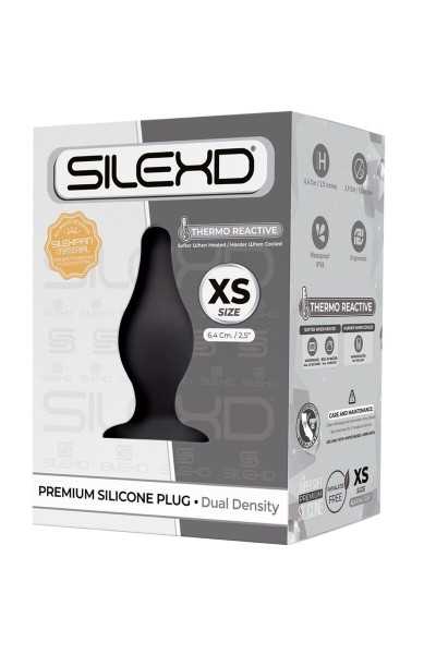 Plug anale in silicone termoreattivo taglia XS