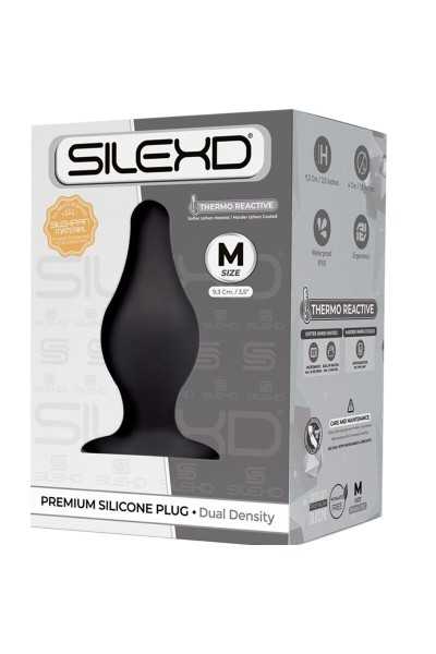 Plug anale in silicone termoreattivo taglia M