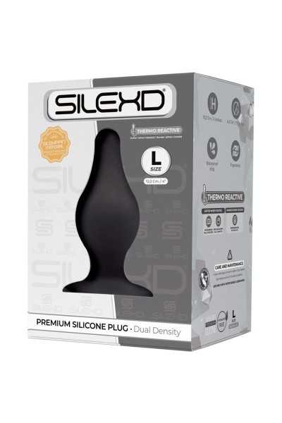 Plug anale in silicone termoreattivo taglia L