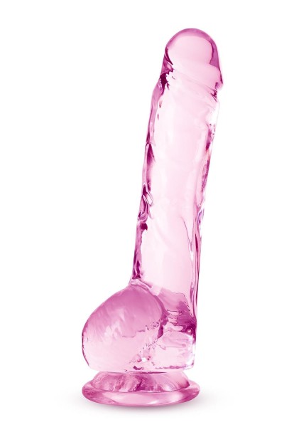 Dildo realistico Naturally Yours Crystalline 20,3 cm rosa