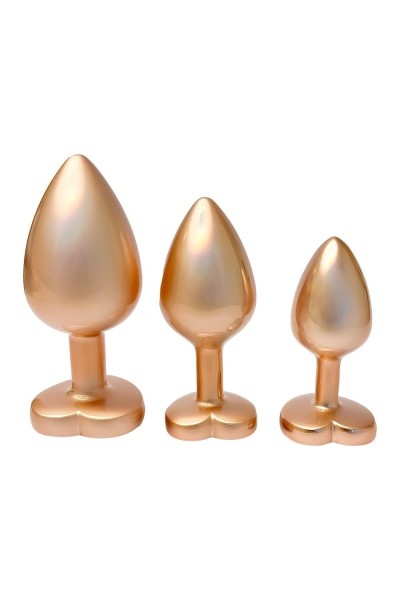 Set 3 plug anali Pearl Gold