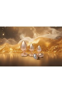 Set 3 plug anali Pearl Gold