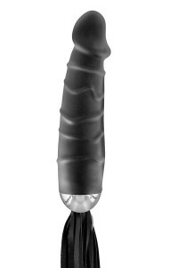 Frusta con dildo realistico 15 cm