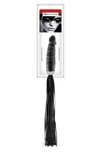 Frusta con dildo realistico 15 cm