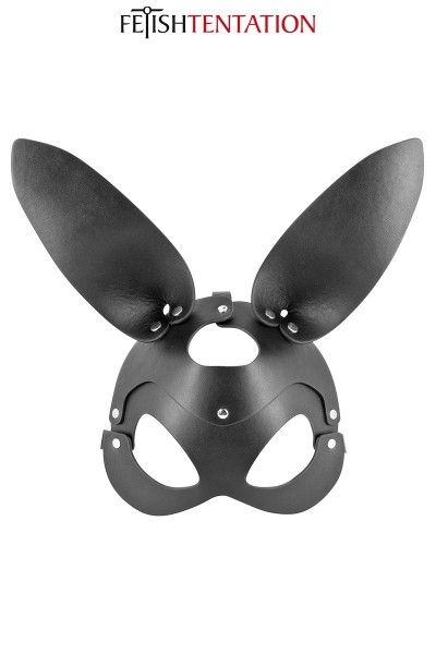 Maschera da coniglio regolabile in similpelle