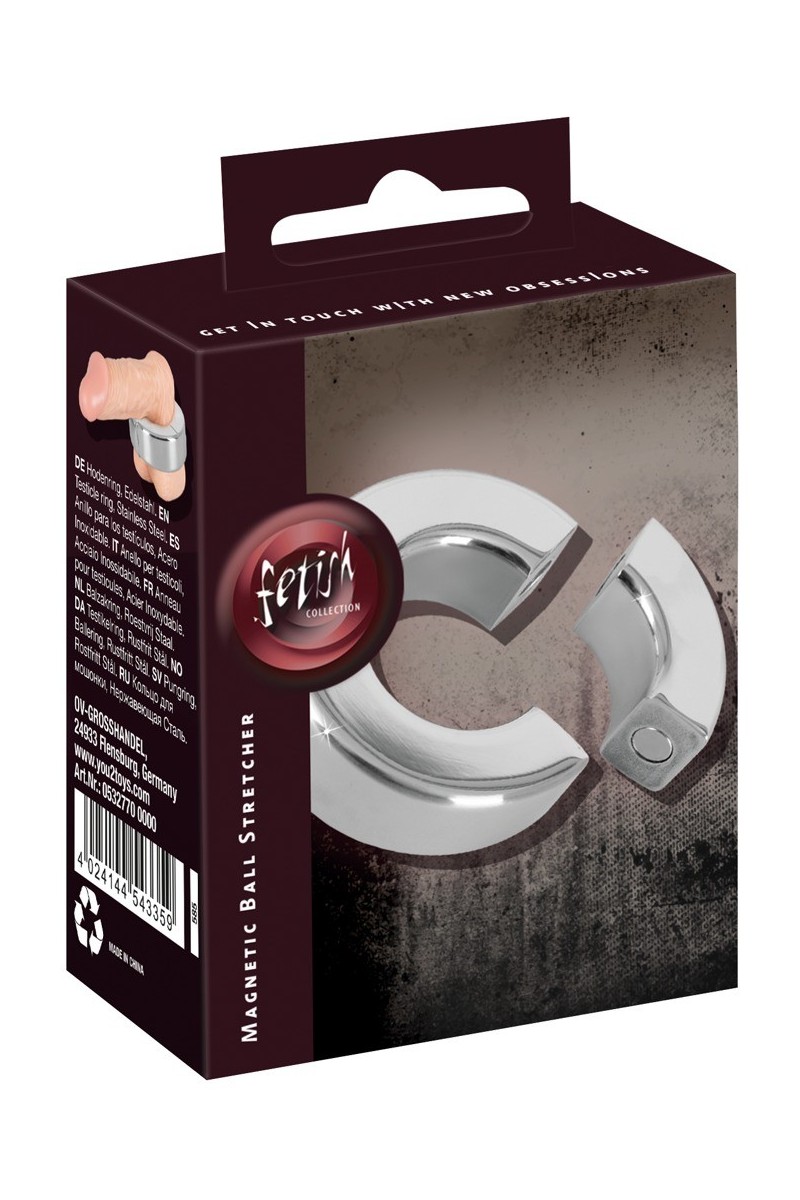 Anello per testicoli Magnetic Ball Stretcher Anello per testicoli Magnetic Ball Stretcher
