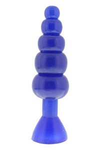 Dildo jelly Bendable Butt Rattler blu