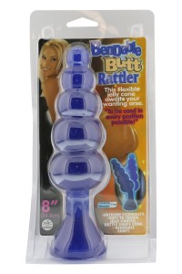 Dildo jelly Bendable Butt Rattler blu