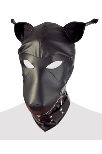 Maschera a forma di testa di cane