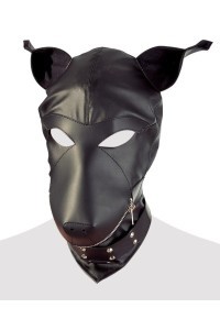 Maschera a forma di testa di cane