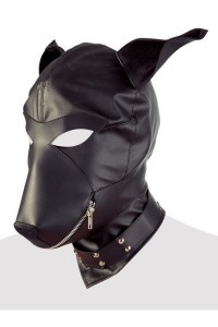 Maschera a forma di testa di cane