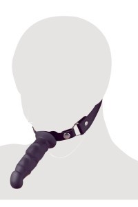 Bavaglio con dildo 12 cm