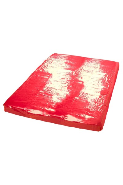 Lenzuolo in vinile rosso Lack