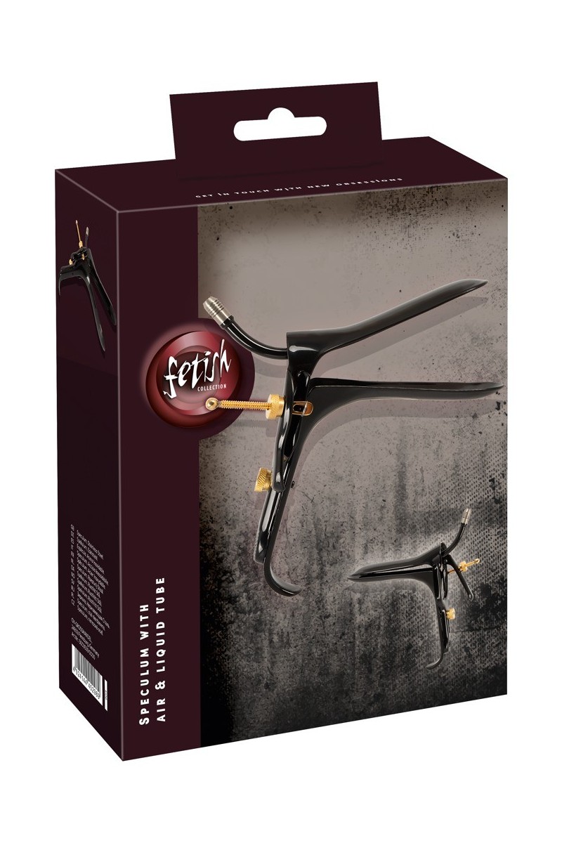 Speculum con tubo per aria e liquido Speculum con tubo per aria e liquido