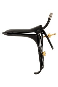 Speculum con tubo per aria e liquido