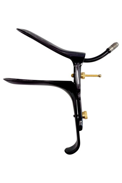 Speculum con tubo per aria e liquido